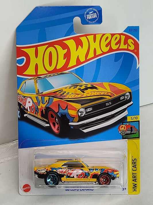 Hot Wheels #063 Mainline Art Cars Series #5 '68 COPO Camaro (Loc-I)