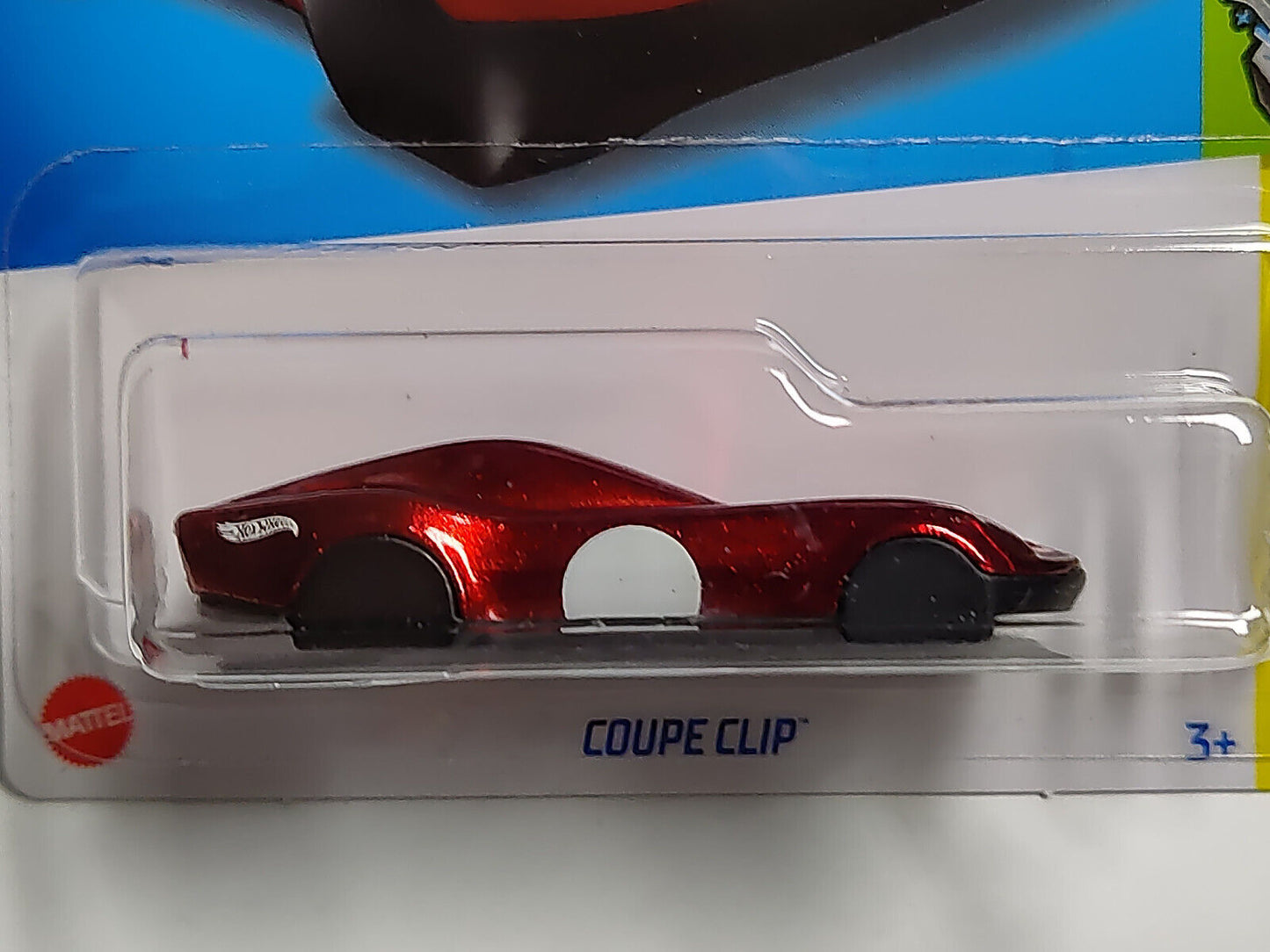 Hot Wheels #101 Experimotors Series #6 Coupe Clip (Red) BLISTER CRCKD RH (Loc O)