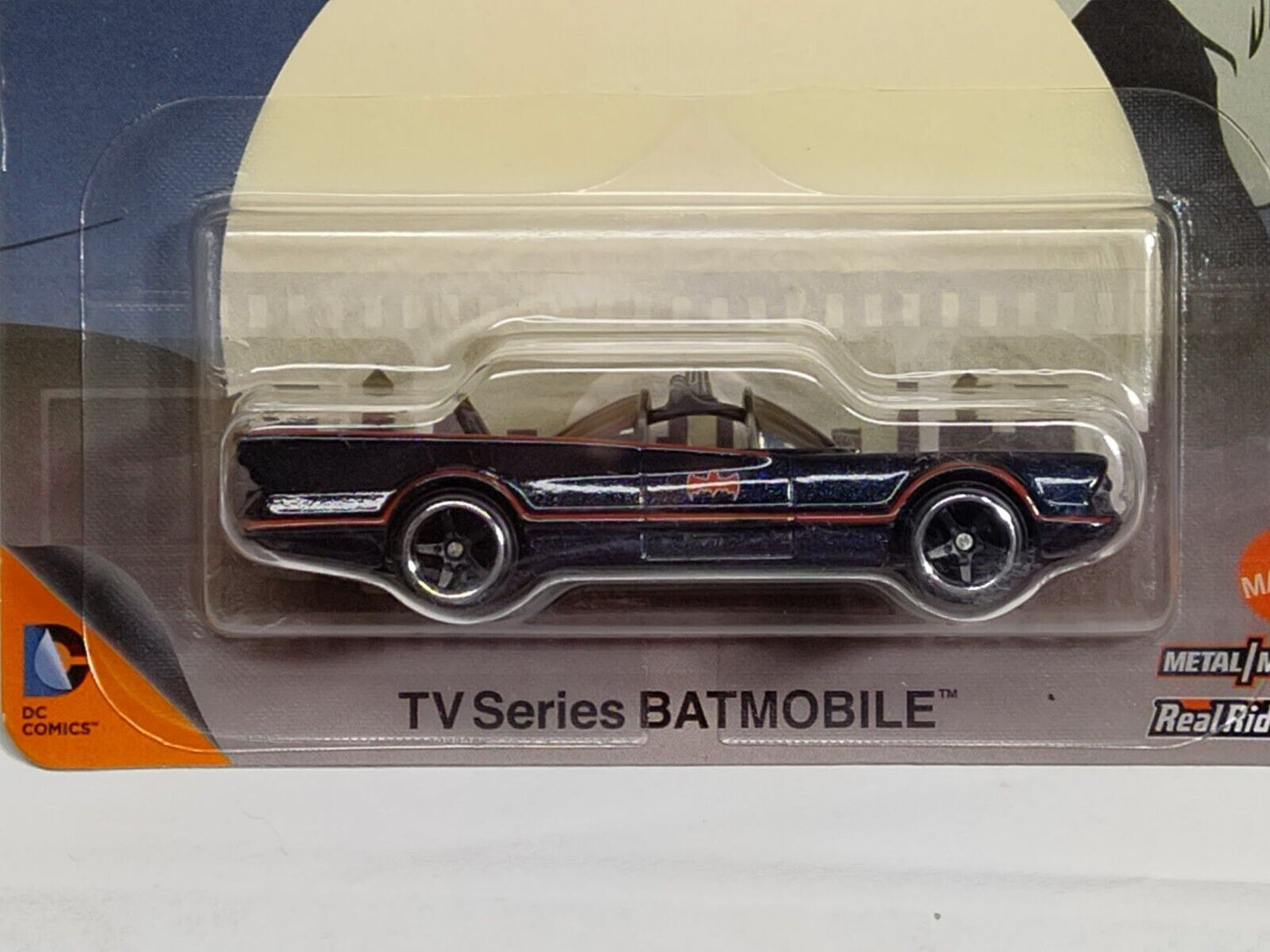 Hot Wheels HCP10 Batman Series TV Batmobile BLISTER CRACKED/RUFFED EDGES(Box 37)