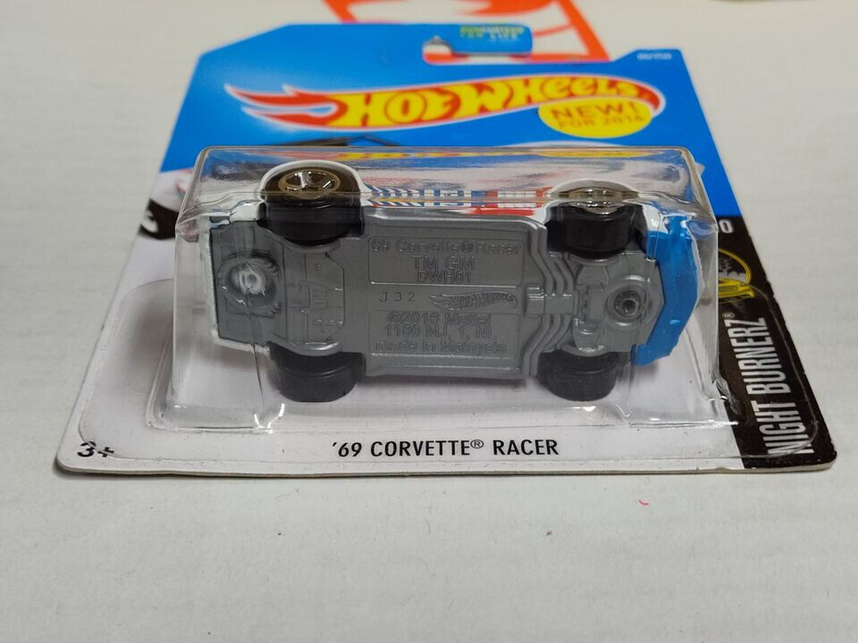 Hot Wheels #086 Night Burnerz Series #6 '69 Corvette Racer (Loc C)