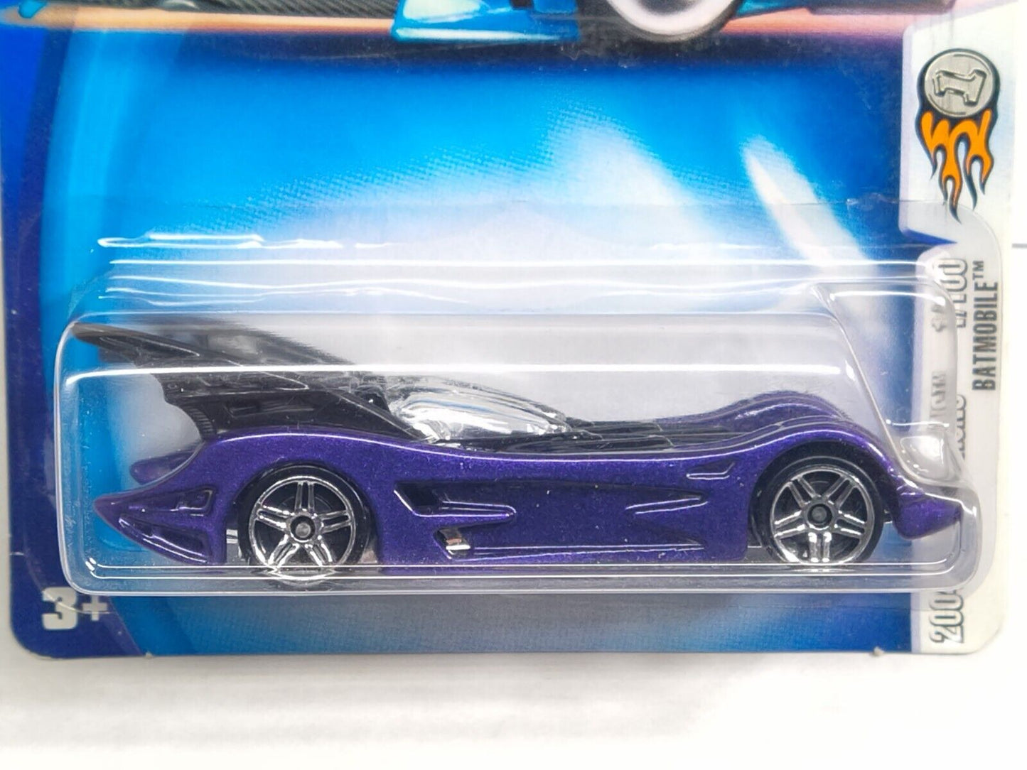 Hot Wheels #001 2004 Mainline 2004 First Edition #1 Batmobile CHROME BASE