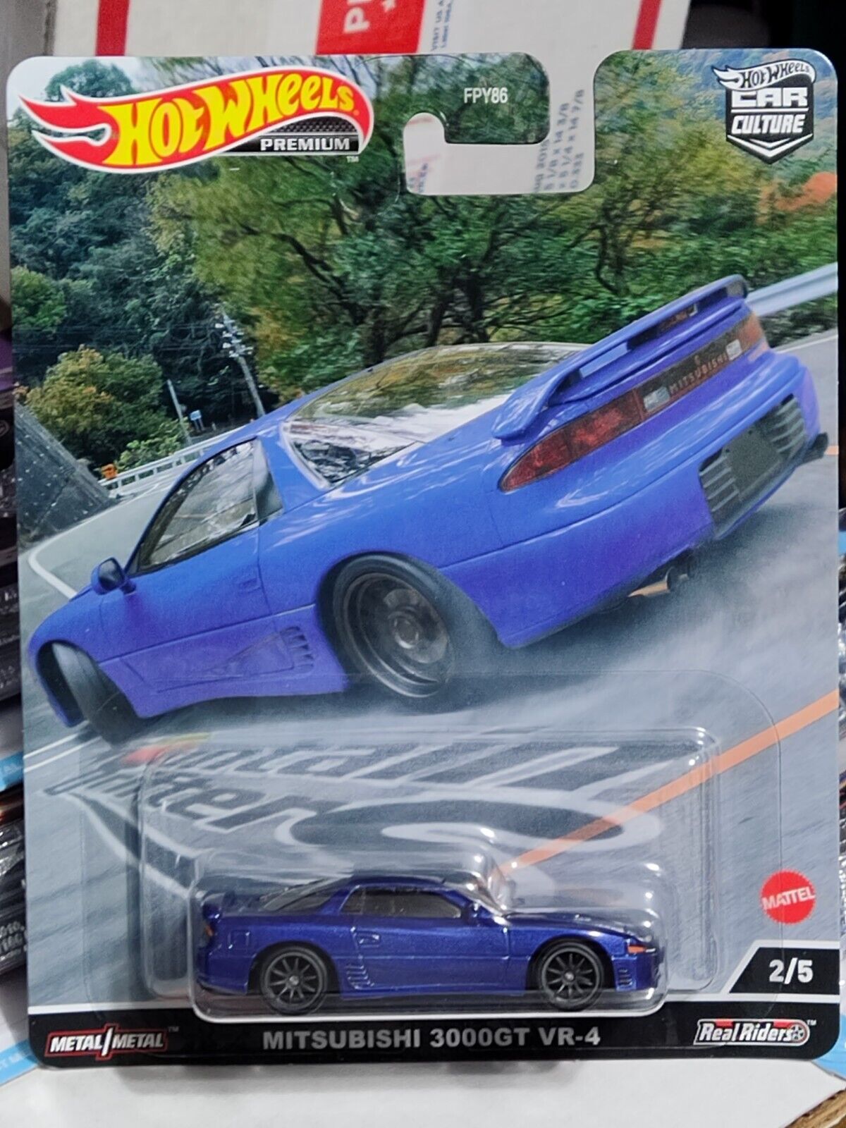 Hot Wheels HCJ98 Mountain Drifters Series #2 Mitsubishi 3000 GT VR (Box 21)