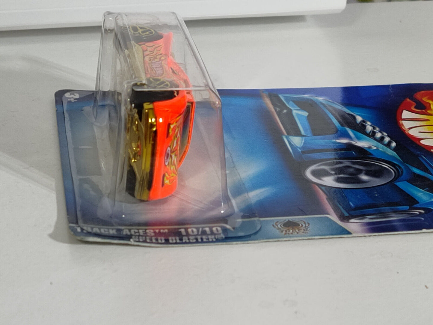 Hot Wheels 2003 #192 Track Aces Series #10 Speed Blaster BAD CARD  (Loc U)