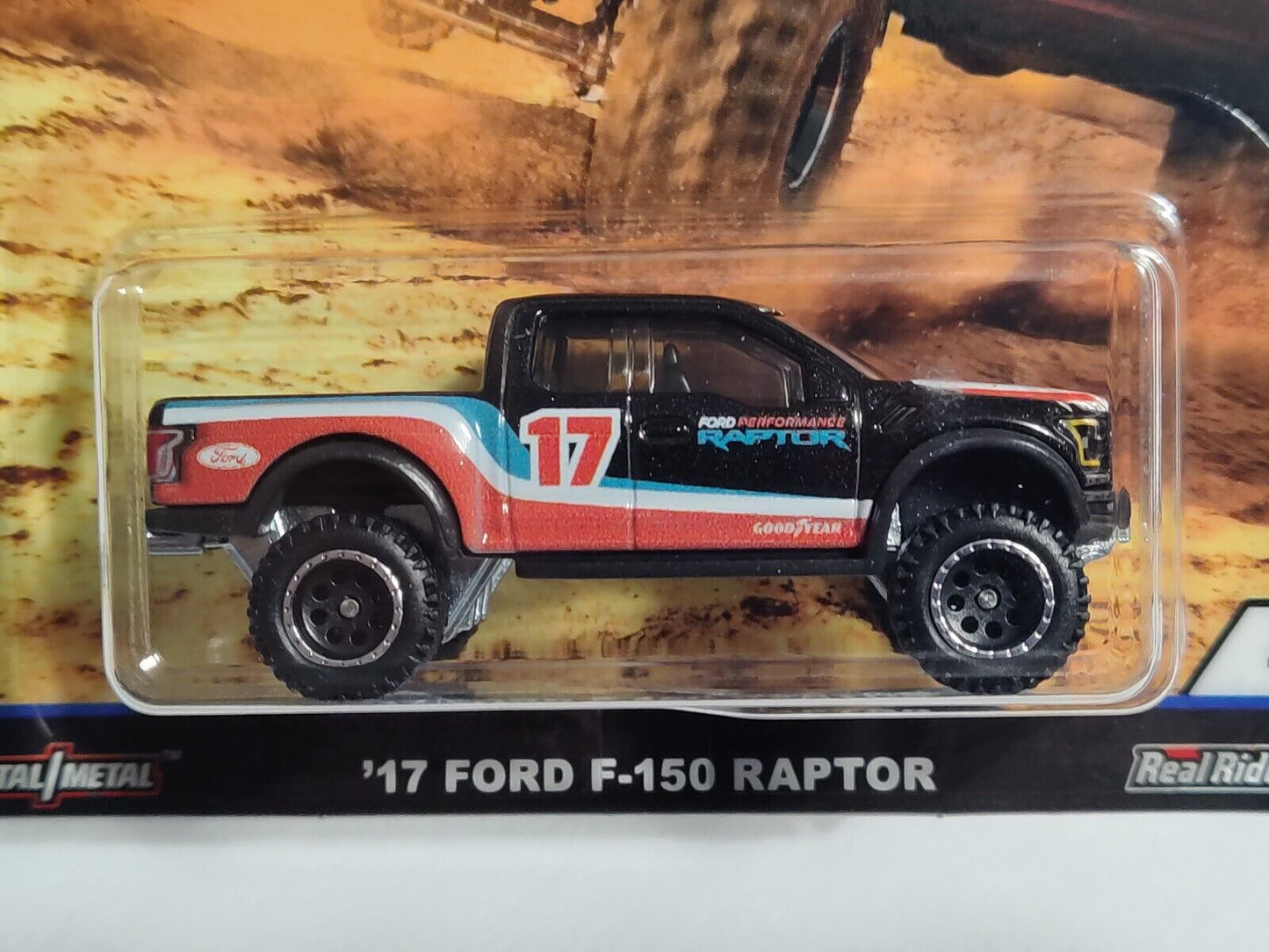 Hot Wheels FYN71  Desert Rally Series #4  '17 Ford F-150 Raptor (Box-4)