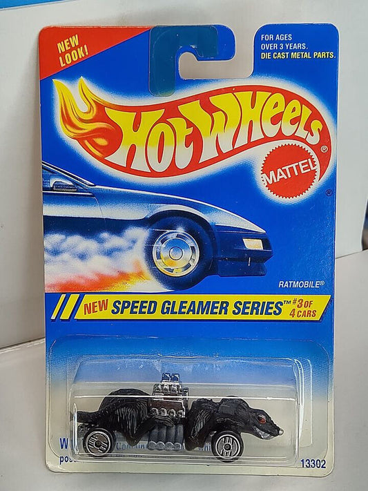 Hot Wheels #315 Speed Gleamer Series #3 Ratmobile GLUE RESIDUE ON SIDES (Loc L)