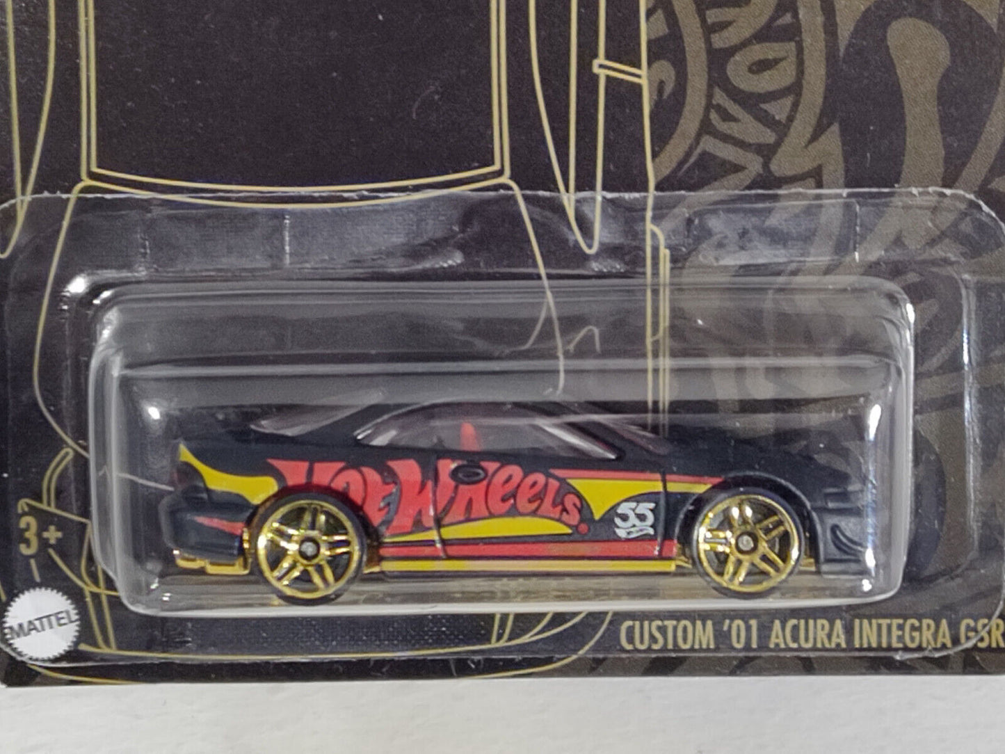 Hot Wheels #HLK07 Satin & Gold Series #5 Custom '01 Acura Integra GSR (Loc G)