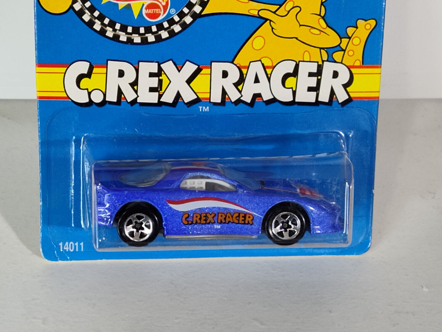 Hot Wheels C. Rex Racer Camaro Race CarCARD CREASED/BLISTER WRINKLED (Loc U)