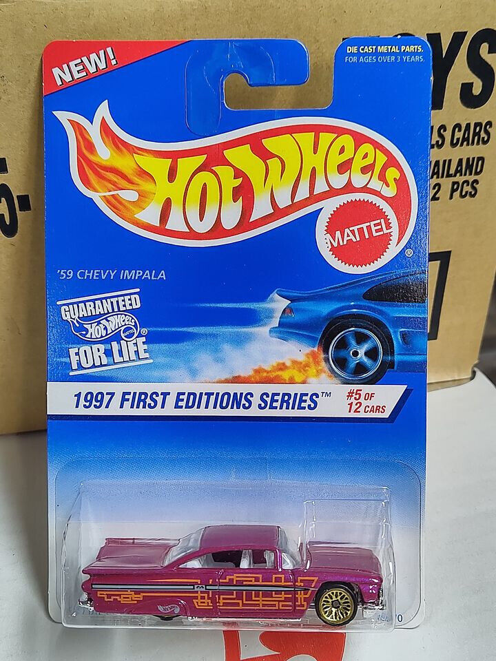 Hot Wheels 1997 First Editions #5 '59 Chevy Impala (Loc-B)