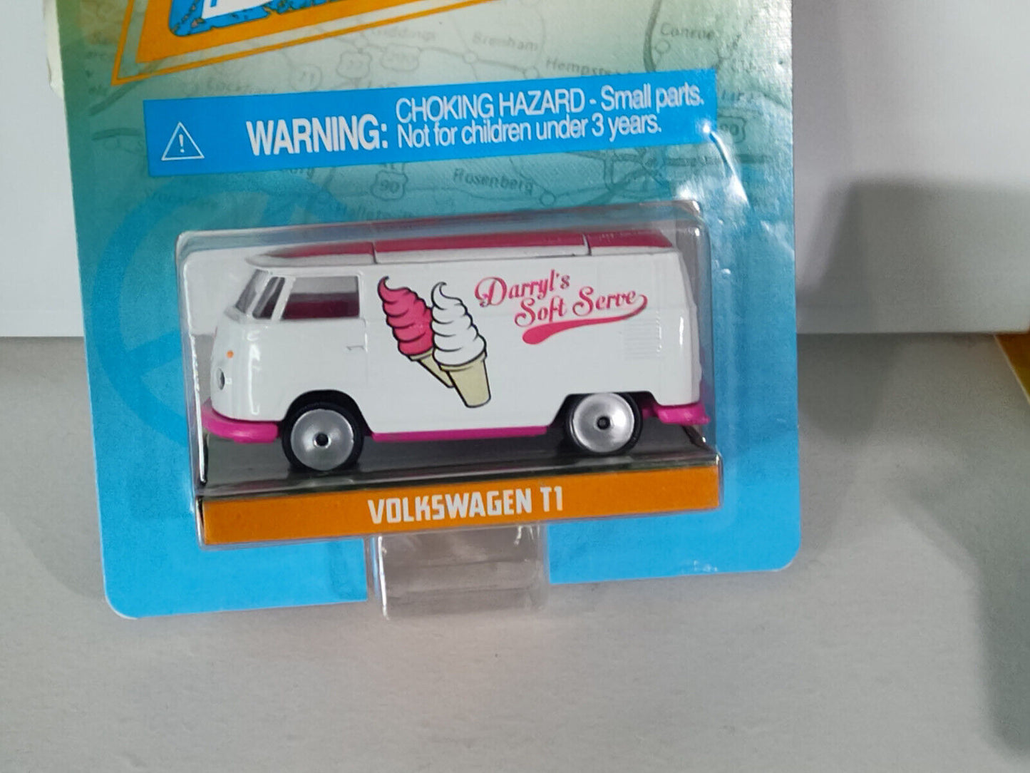 JADA Majorette Slug Bug/ Punch Buggies Series Volkswagen T1 Bus STKR GLUE RESIDU