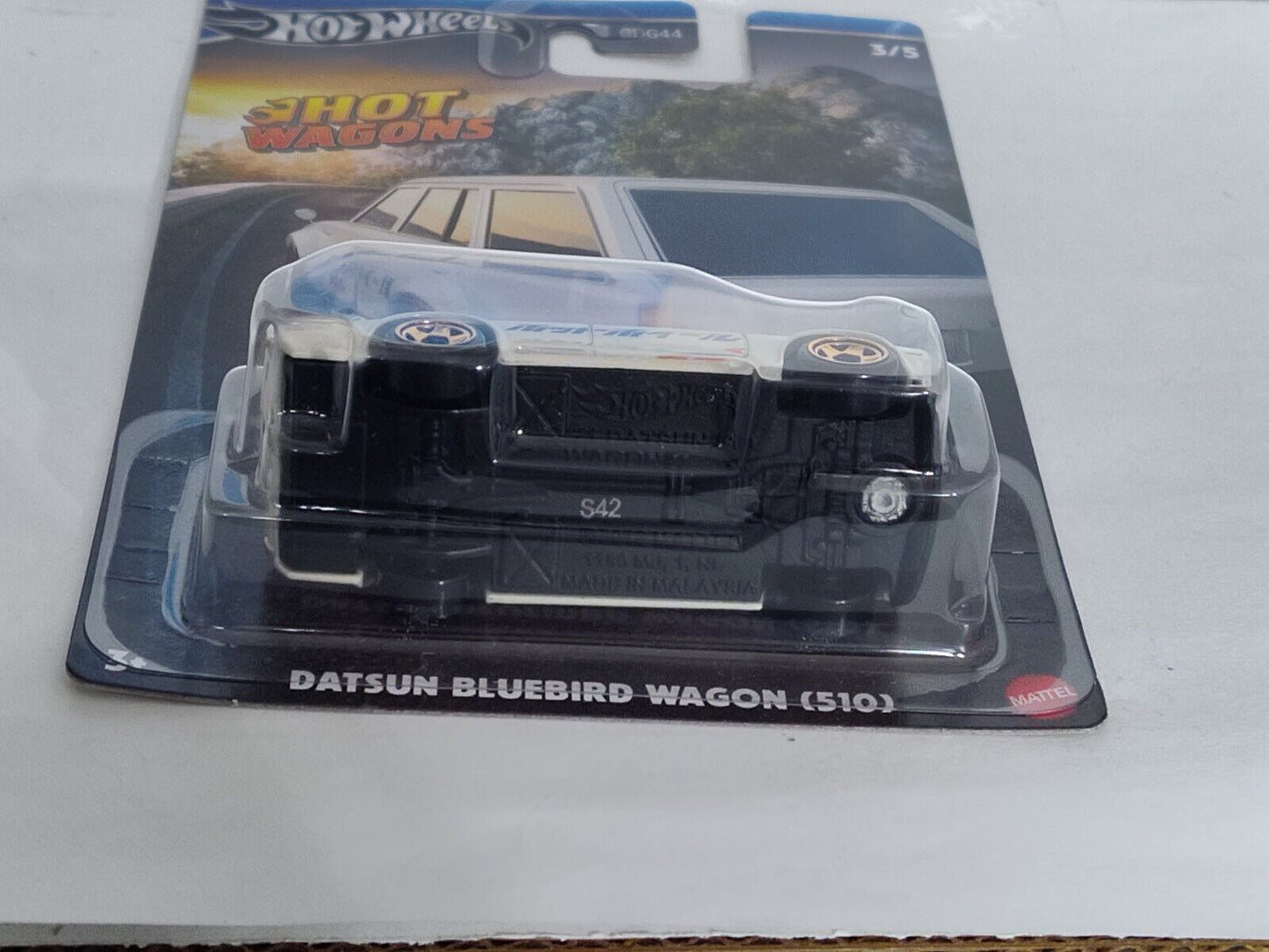 Hot Wheels #HRR88 Hot Wagons Series #3 Datsun Bluebird Wagon (510) (Loc H/P)