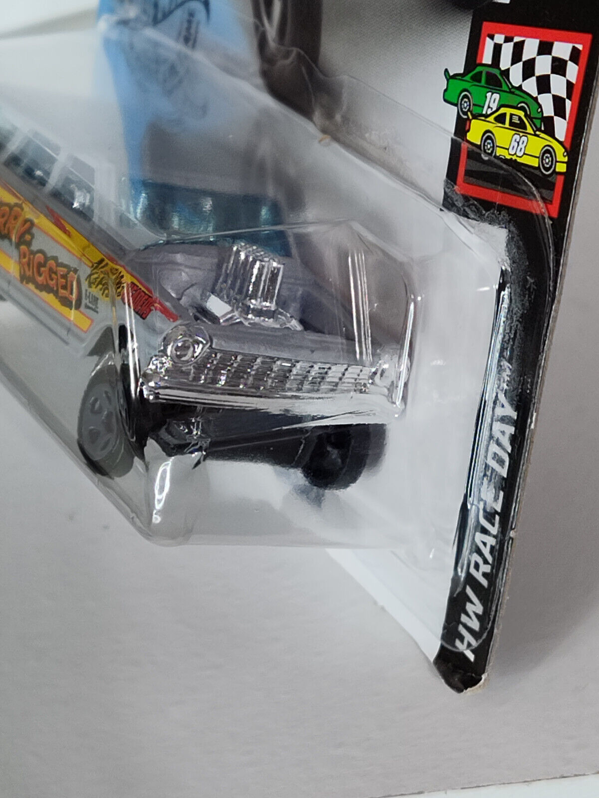 Hot Wheels #198 Race Day Series #4 '64 Nova Wagon Gasser BLISTER WRINKLED (Loc U