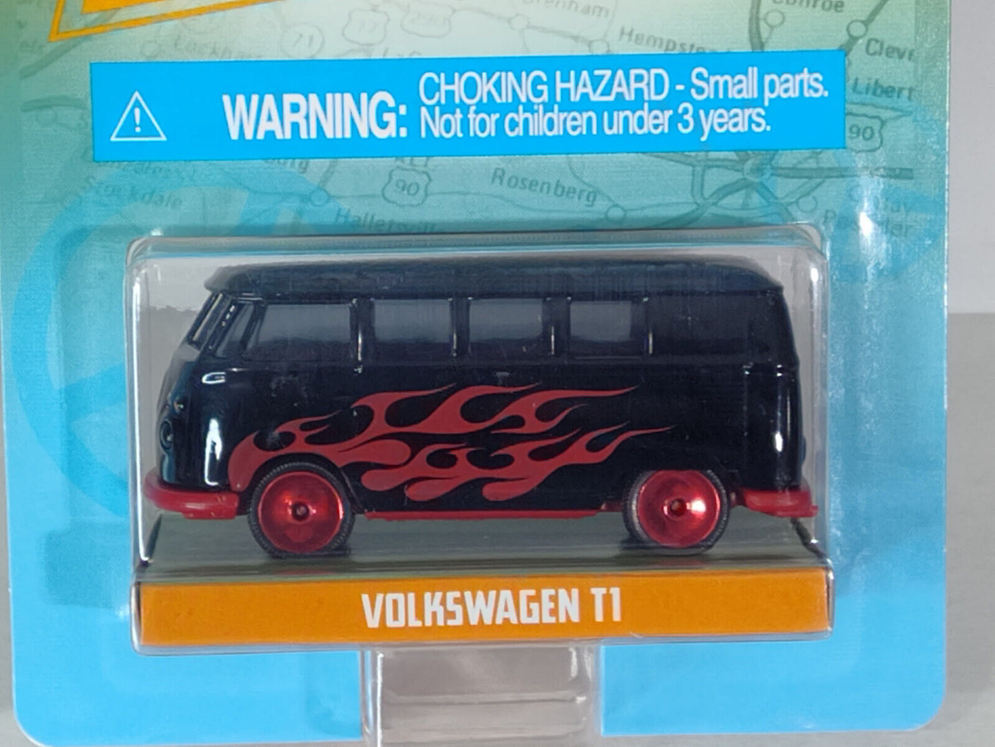 JADA Majorette Slug Bug/ Punch Buggies Series Volkswagen T1 Bus STKR GLUE RESIDU