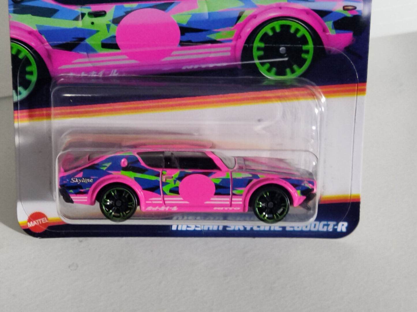 Hot Wheels #HRW69 Neon Speeders Series #3 Nissan Skyline 2000 GT-R (Loc K)