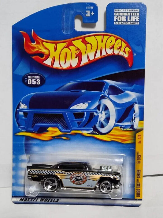 Hot Wheels 2001 #053 ML Turbo Taxi Series '57 Chevy (Loc-Q)