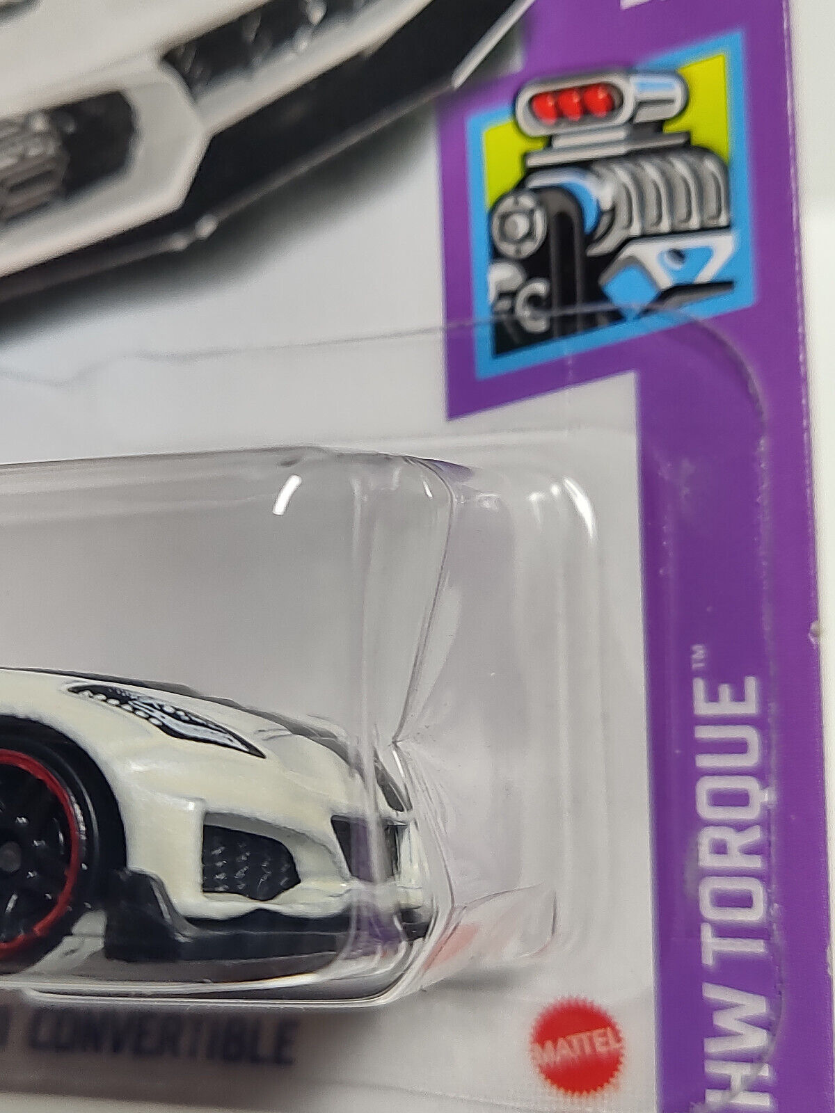 Hot Wheels #134 ML Torque Series #3 '19 Corvette ZR1 Convertible PGHK CREASED/CA