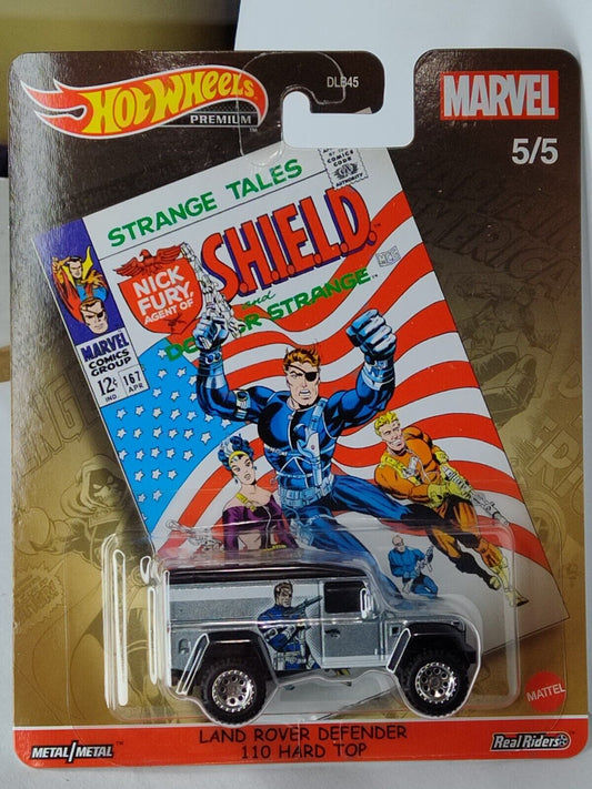 Hot Wheels GJR27 Marvel Series #5 Land Rover Defender 110 Hard Top