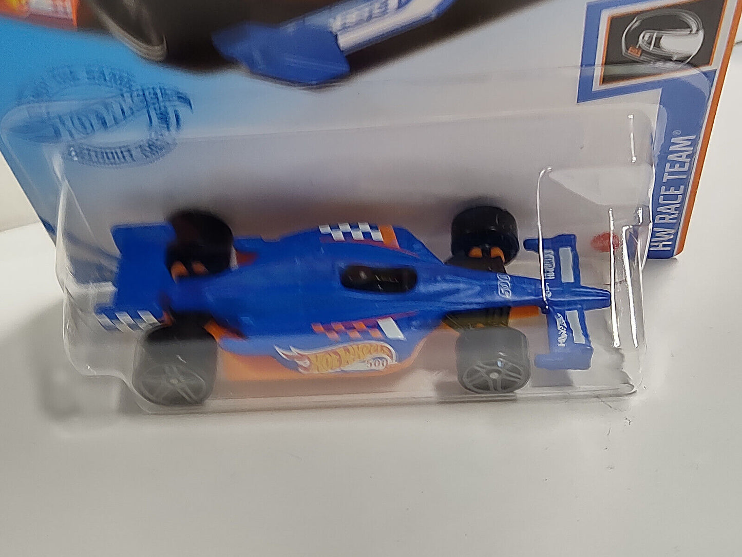 Hot Wheels #195 Mainline Race Team Series #4 Indy 500 Oval Blue Top