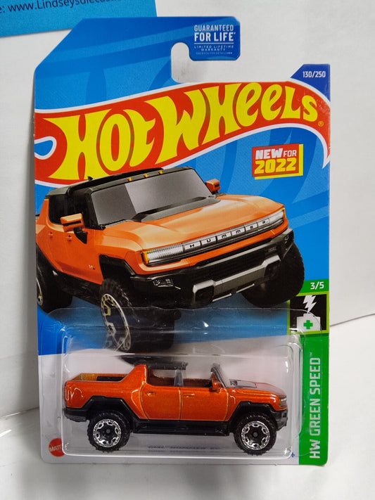 Hot Wheels #130 ML Green Speed Series #3 GMC Hummer EV CORNER CREASED