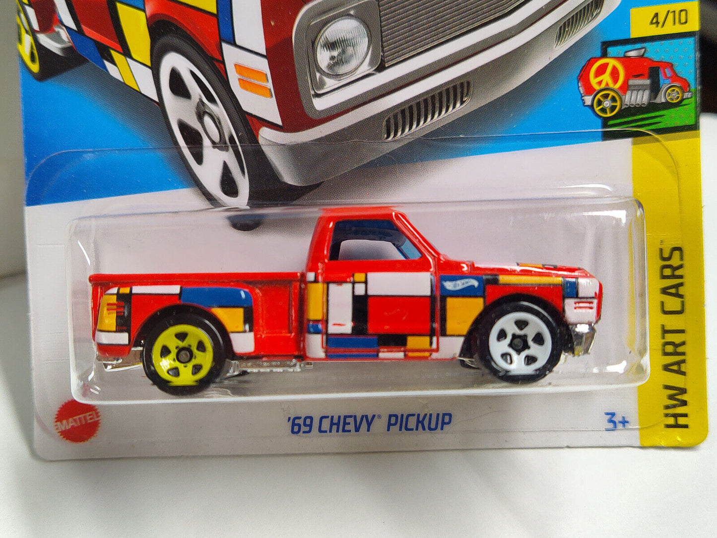 Hot Wheels #108 Art Cars Series #4 '69 Chevy Pickup (Loc O)