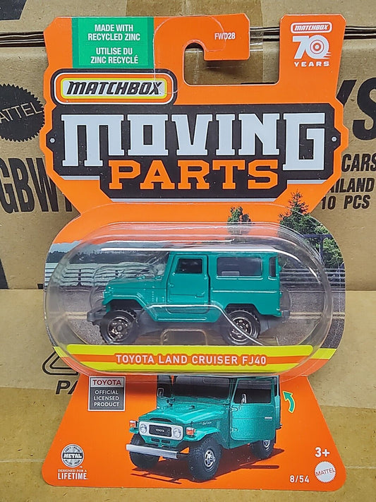 Matchbox #HLF93 Moving Parts Series Toyota Land Cruiser FJ40 (Wall 3/1)