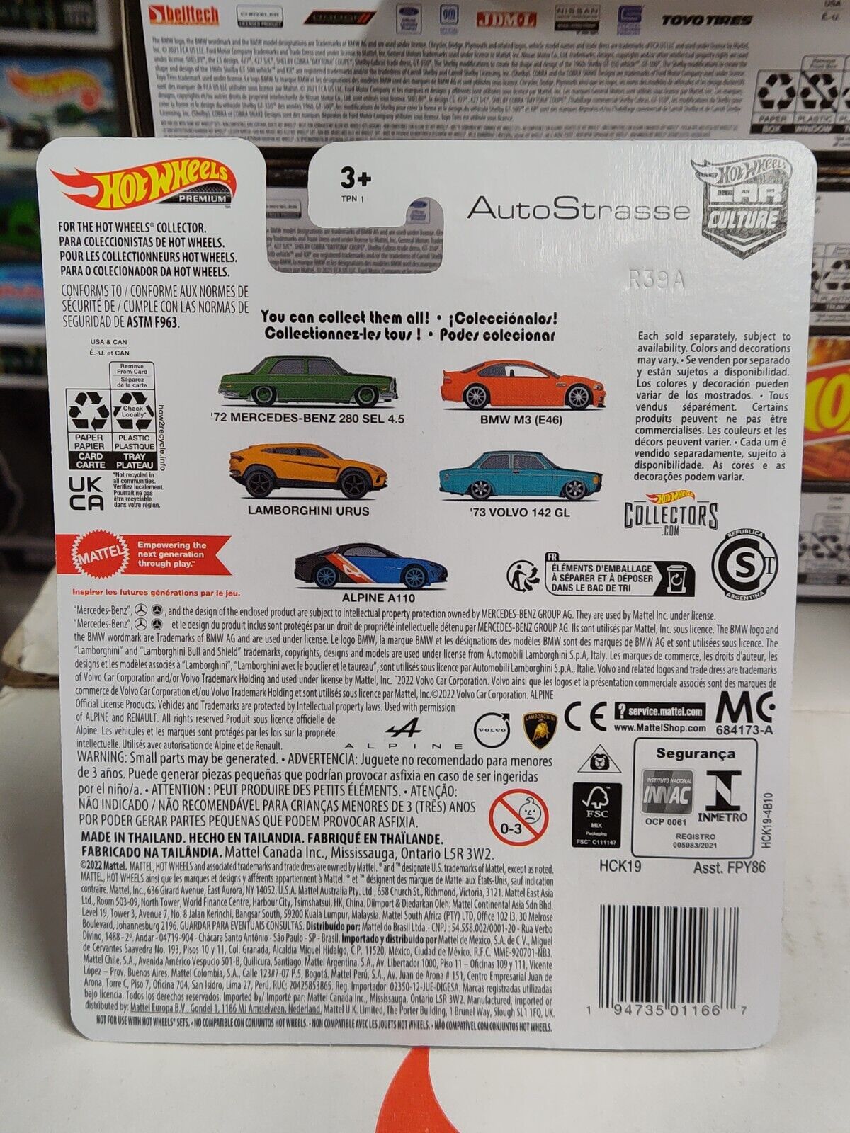 Hot Wheels HCK19 Auto Strasse Series #2  BMW M3 (E46) (Box 70)