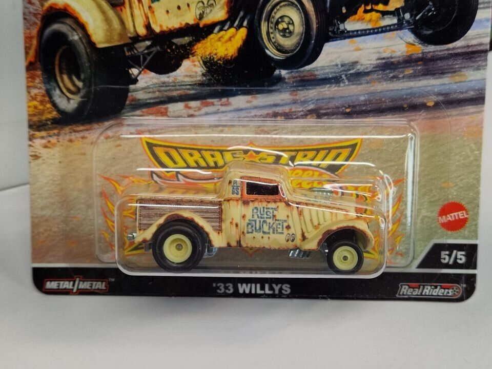 Hot Wheels HCJ88 Drag Strip Demons Series #5 '33 Willy's  (Box 27)