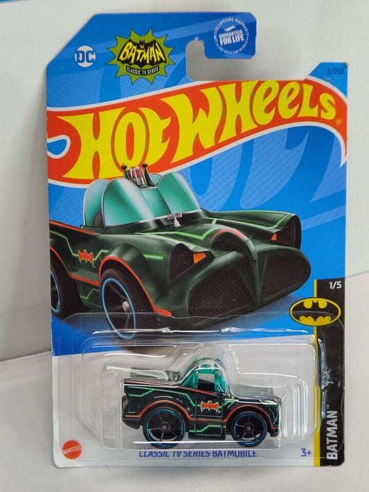 Hot Wheels #003 Batman Series #1 Classic TV Series Batmobile (Green) CRD CRE(LoR