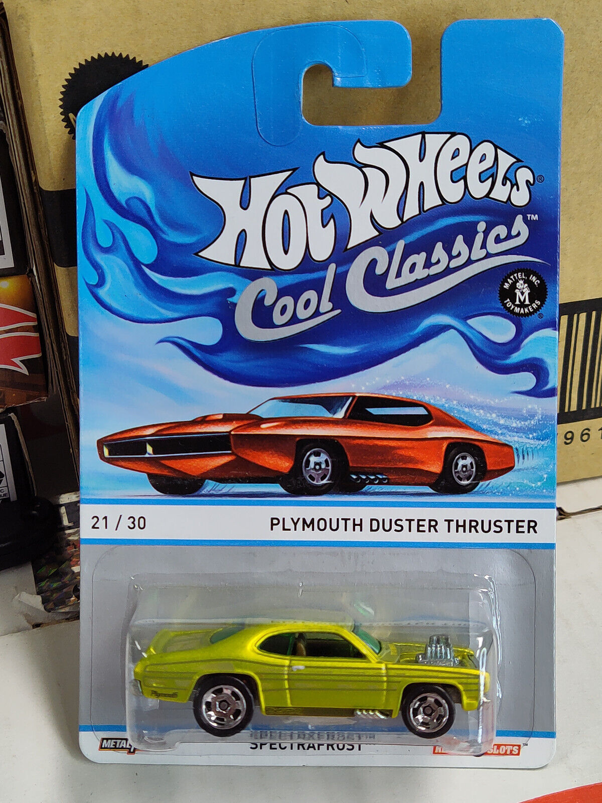 Hot Wheels #Y9444 Cool Classics #21 Plymouth Duster Thruster STKR ON BASE (Lc X)