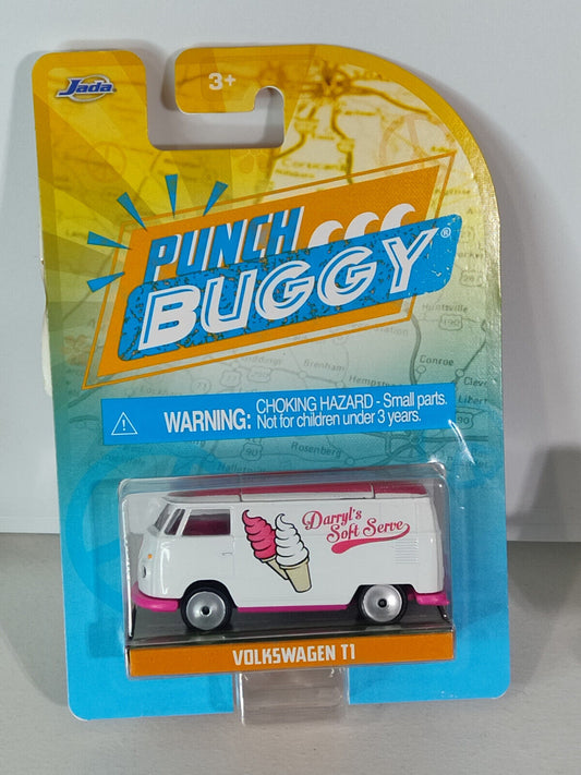 JADA Majorette Slug Bug/ Punch Buggies Series Volkswagen T1 Bus STKR GLUE RESIDU