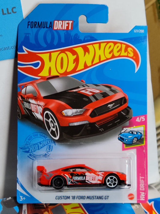 Hot Wheels #127 Drift Series #4 Custom '18 Ford Mustang GT (Loc S)