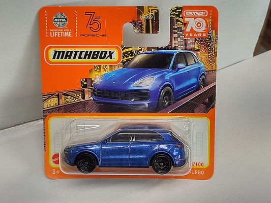 Matchbox #078 Porsche Cayenne Turbo CARD CREASED SHORT CARD (Loc Q)