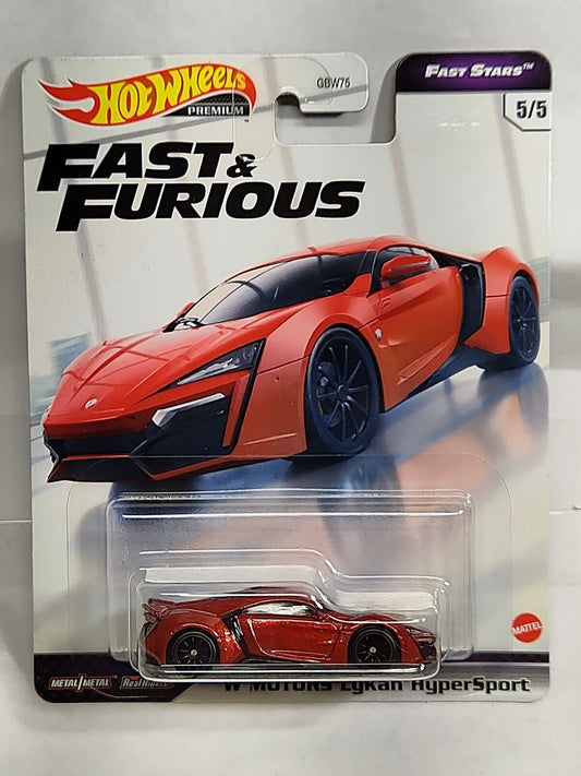 Hot Wheels GRL70 Fast and Furious Series #5 W Motors Lykan Hypersport (Box 12)