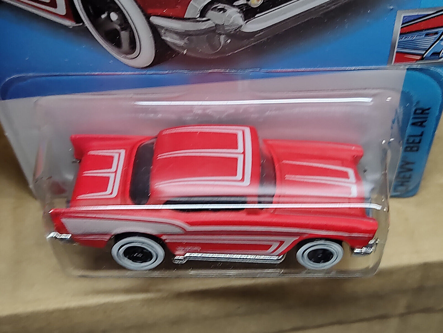 Hot Wheels #044 Mainline Chevy Bel Air Series '57 Chevy Red