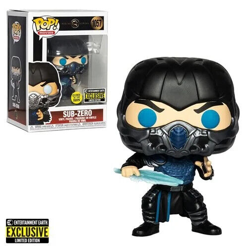 Funko POP Movies #1057 Mortal Kombat Sub-Zero  Entertainment Earth Exclusive