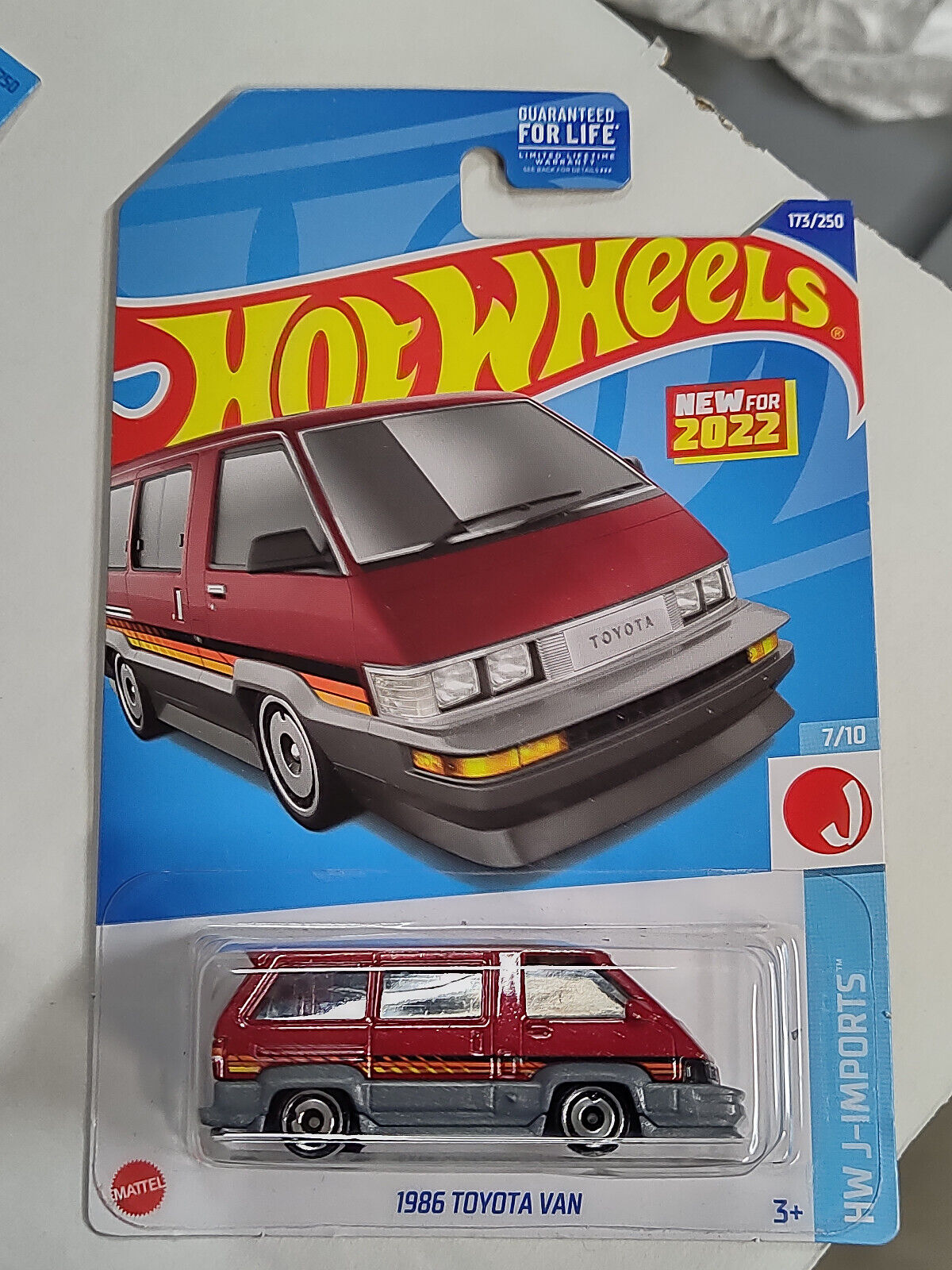 Hot Wheels #173 J-Imports Series #7 1986 Toyota Van(Loc R/Wall 2)