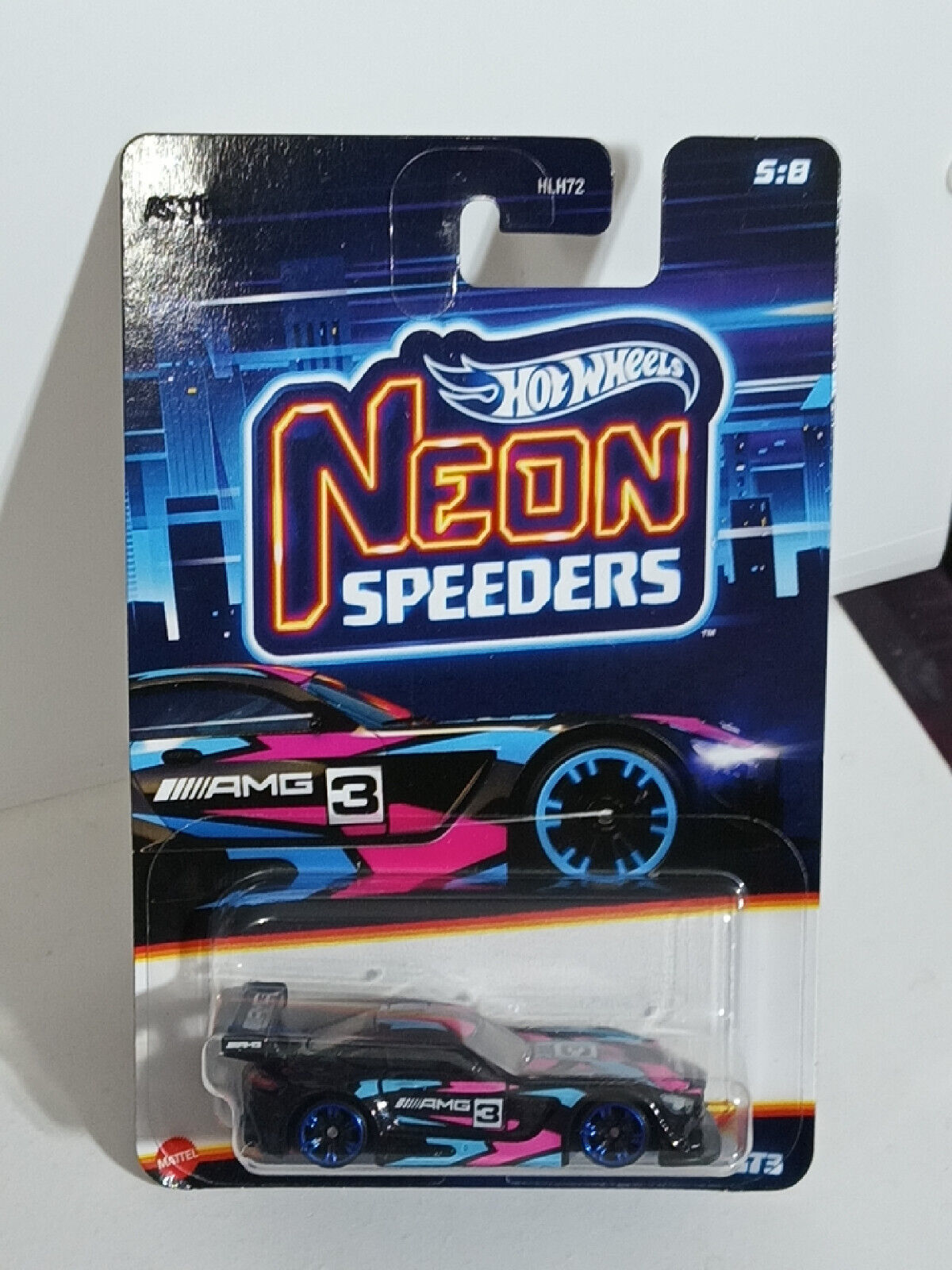 Hot Wheels #HRW79 Neon Speeders #5  '16 Mercedes-AMG GT3 (Loc J)