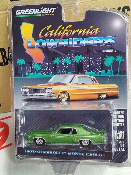 GreenLight California Lowrider Series 1970 Chevrolet Monte Carlo  1:64 Scale