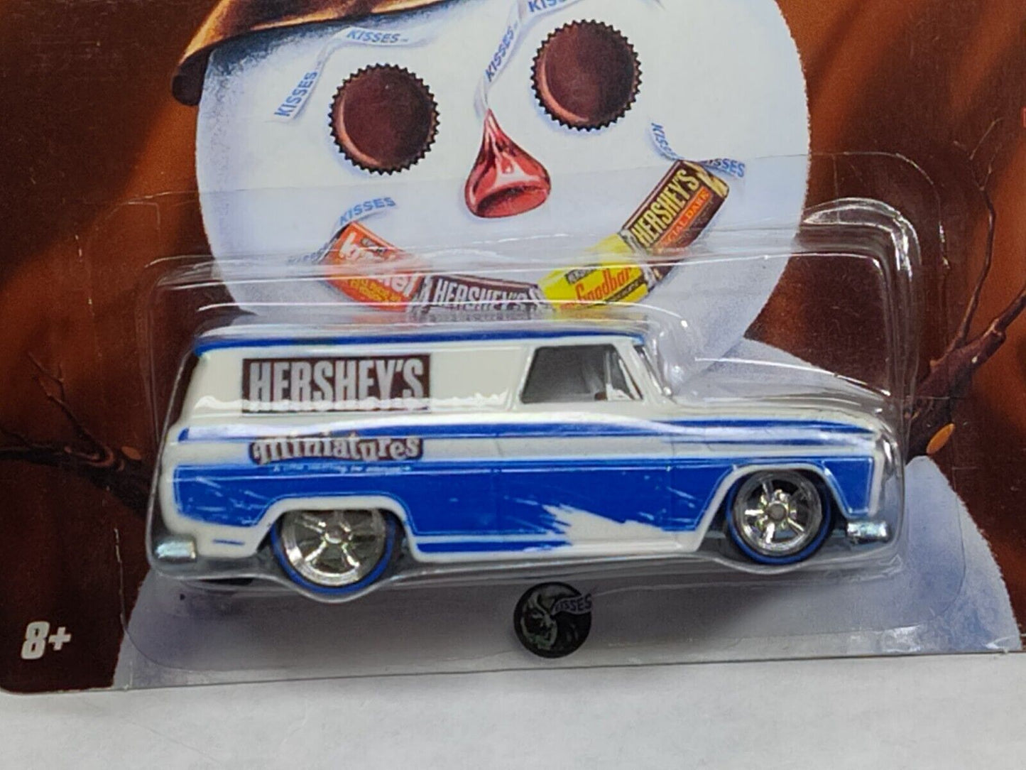 Hot Wheels V6856 Pop Culture Hersheys '64 GMC Panel Truck PEGHOOK CREASED (Bx 36