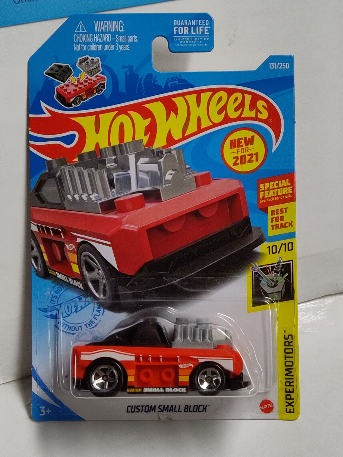 Hot Wheels #131 Mainline Experimotors Series Custom Small Block Red