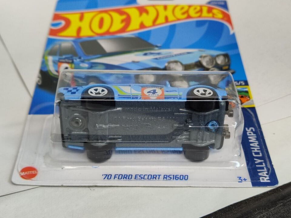 Hot Wheels #244 Rally Champs Series #5 '70 Ford Escort RS1600 (Box M/S)