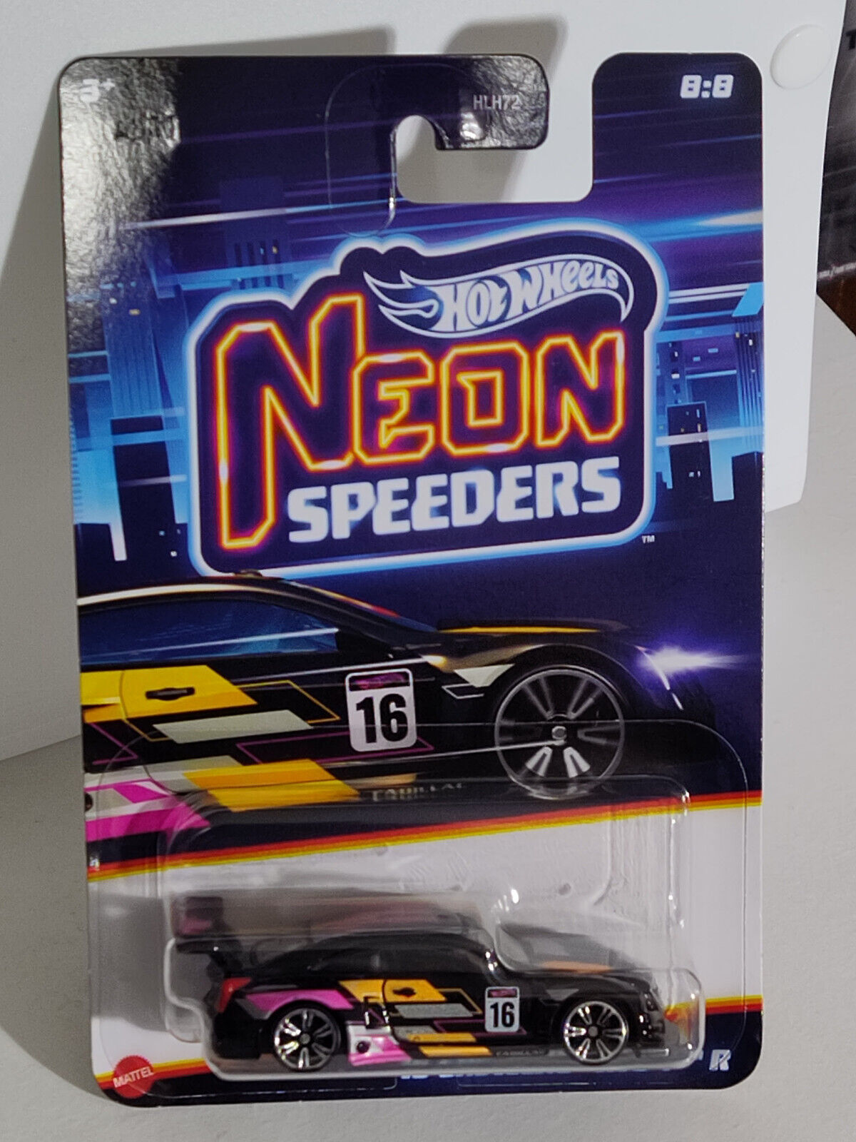 Hot Wheels #HRW82 Neon Speeders Series #8 '16 Cadillac ATS-V R (Loc J)