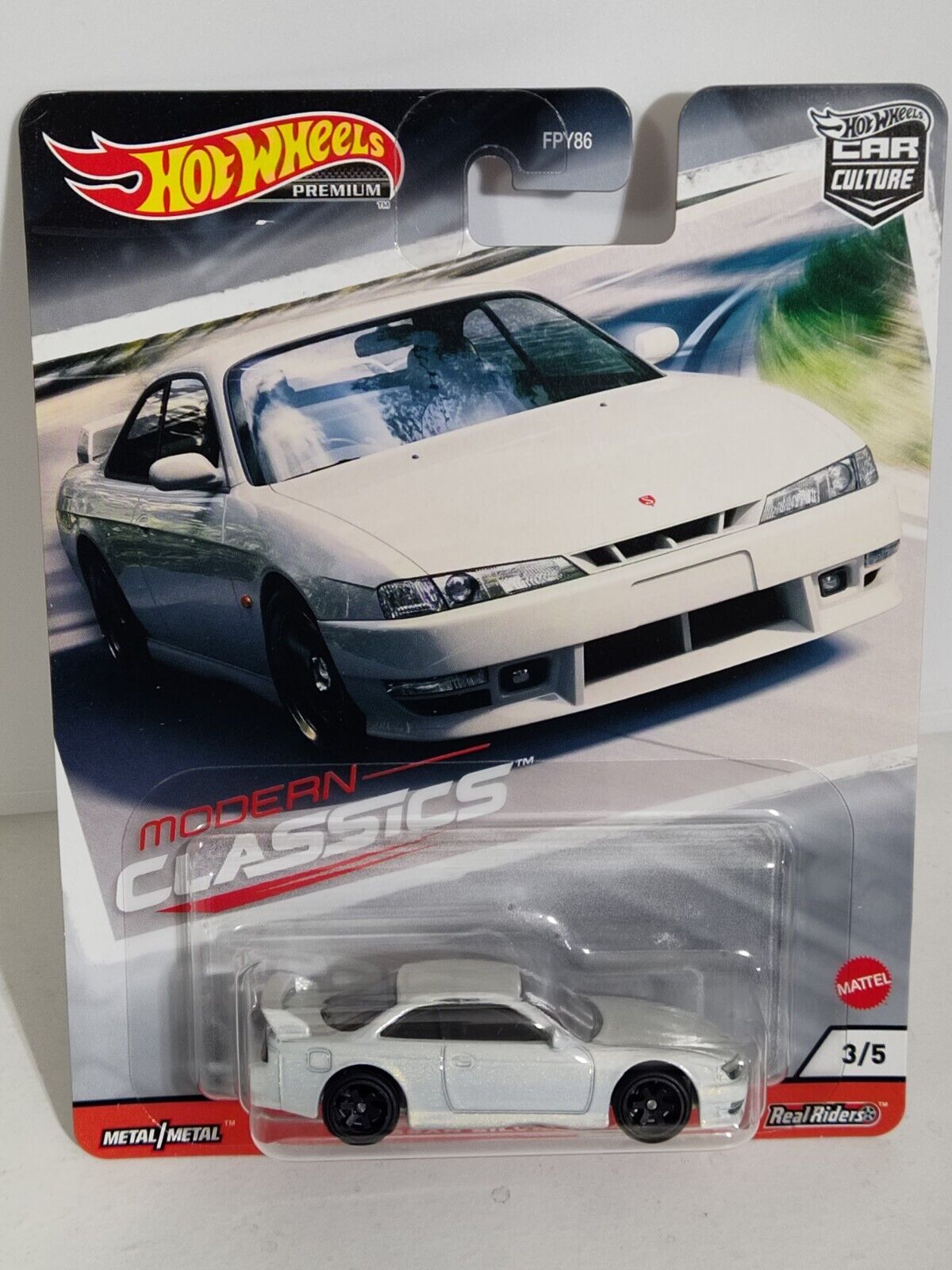 Hot Wheels GJP99 Modern Classics Series #3 Nissan Silvia MRKS/INDENT TOP OF CARD