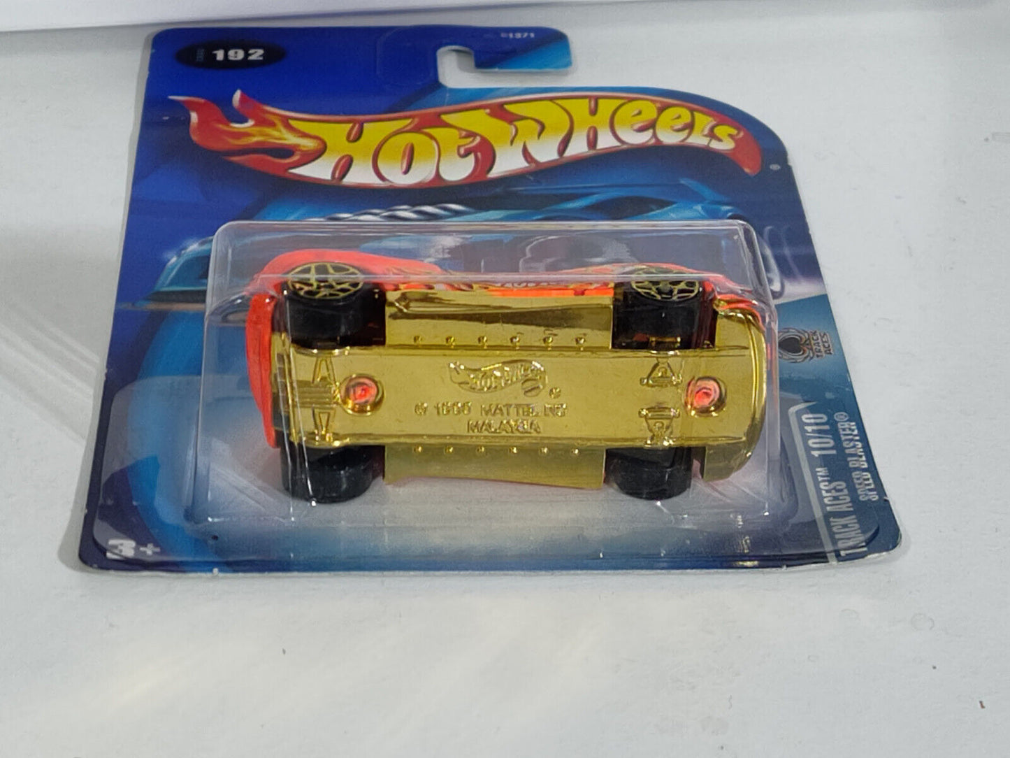 Hot Wheels 2003 #192 Track Aces Series #10 Speed Blaster BAD CARD  (Loc U)