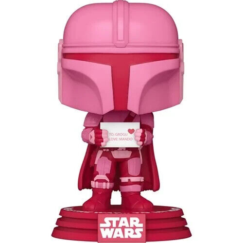 Funko Pop Valentine Edition Star Wars #495  The Mandalorian