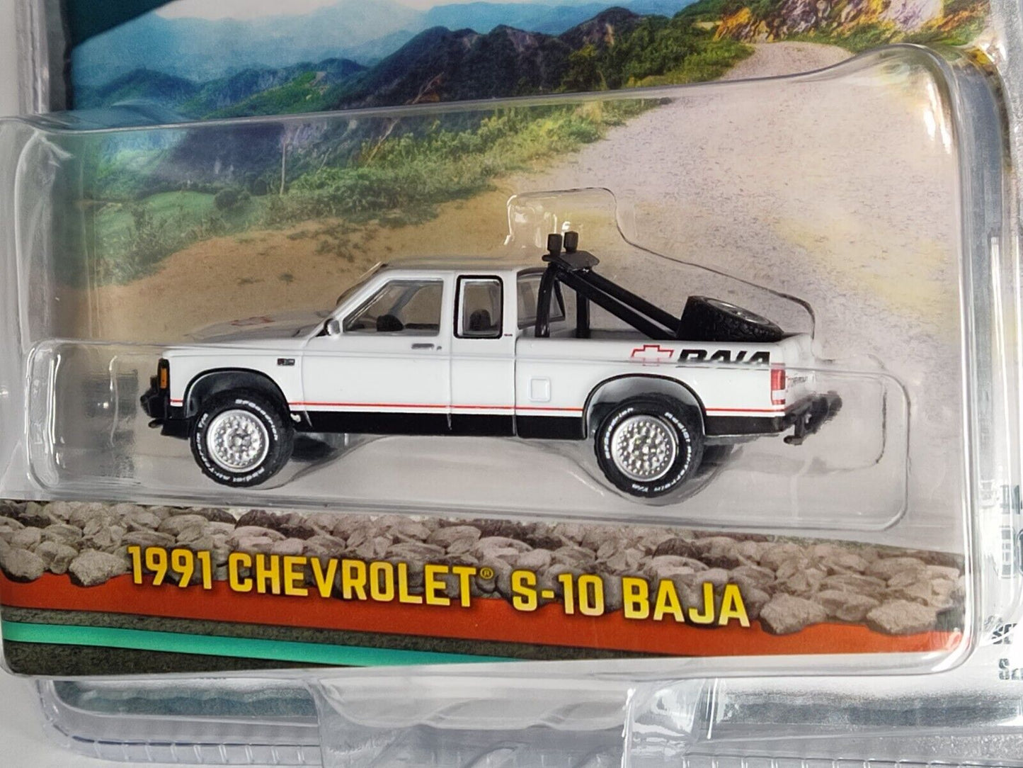 GreenLight All Terrain Series 1991 Chevrolet S-10 Baja  1:64 Scale