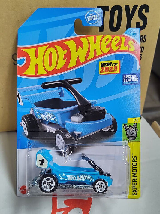 Hot Wheels #022 ML Experimotors Series #1 Draggin Wagon (Blue) (Box-C)