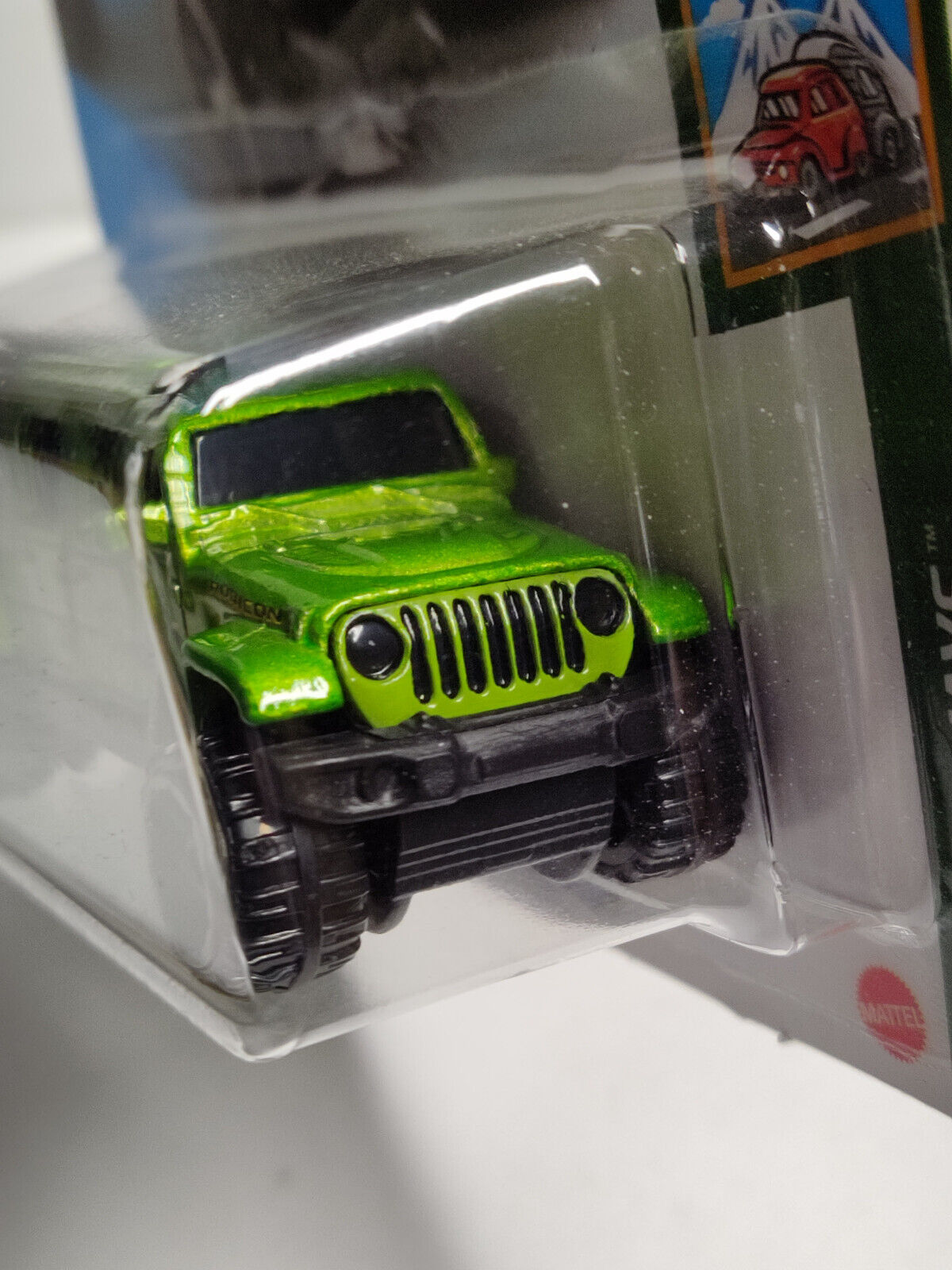 Hot Wheels #117 ML Getaways Series #5 '20 Jeep Gladiator BLISTER CRACKED