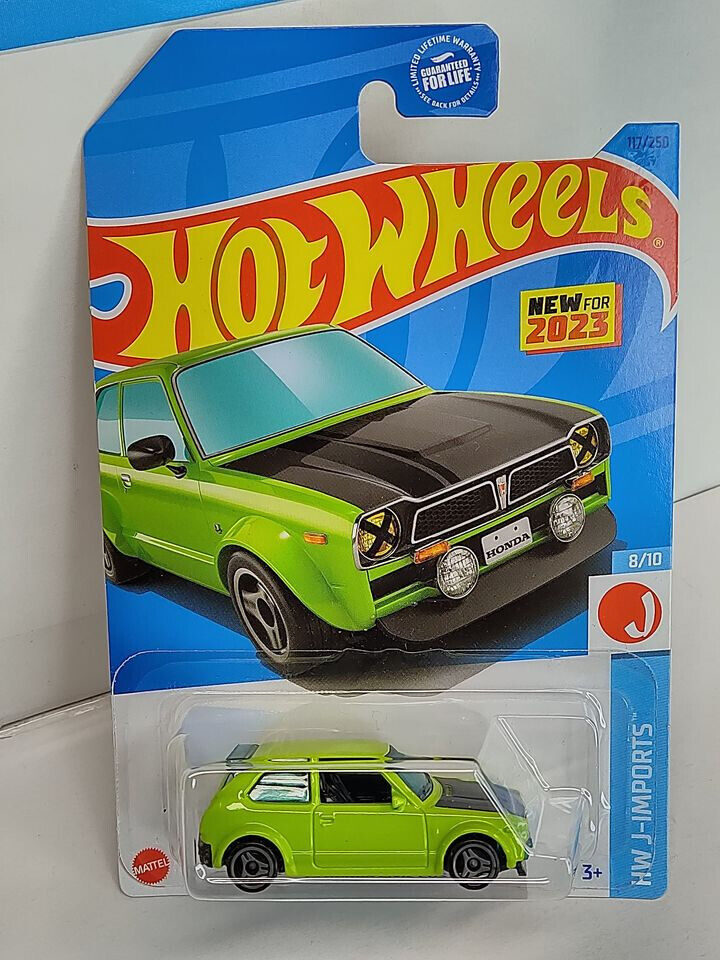 Hot Wheels #117 J-Imports Series #8 '73 Honda Civic Custom  (Loc M)