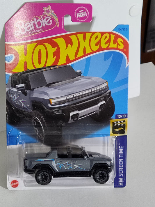 Hot Wheels #184 Screen Time Series #10 BARBIE 2024 GMC Hummer EV (Loc Q)