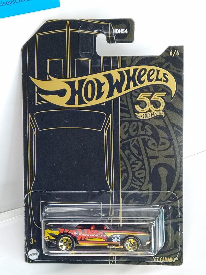 Hot Wheels #HLK08 Satin & Gold Series #6 '67 Camaro BLISTER WRINKLD RH SID(LocM)